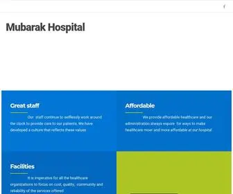 Mubarakhospital.com(Mubarak Hospital) Screenshot