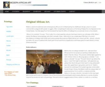 Mubiruart.org(African Paintings) Screenshot