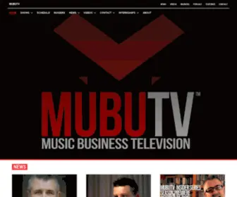 Mubutv.com(Music Business Television) Screenshot