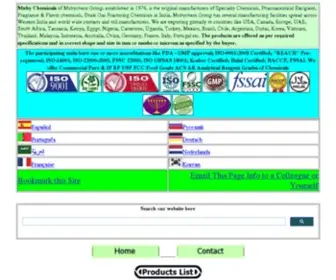 Mubychem.com(Fracturing Chemicals) Screenshot