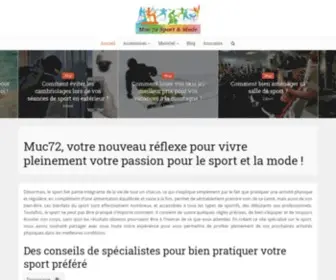 Muc72.fr(Votre nouveau partenaire sportif de référence) Screenshot