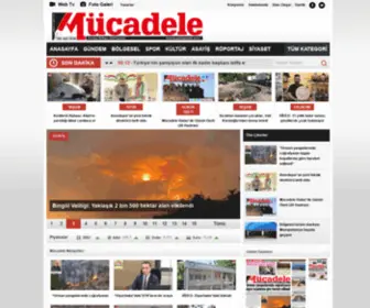 Mucadelegazetesi.com.tr(Mücadele) Screenshot