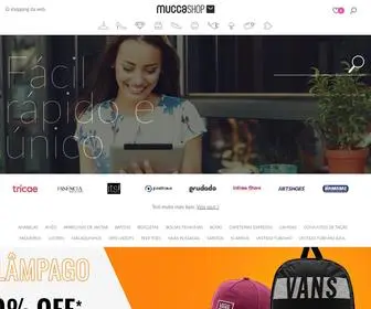 Muccashop.com.br(Lojas, produtos, preços e descontos em um só lugar) Screenshot