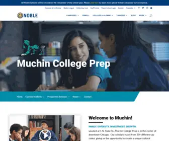 Muchincollegeprep.org(Muchin College Prep) Screenshot