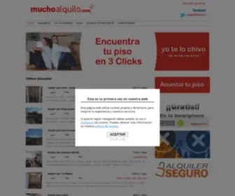 Muchoalquilo.com(Alquiler de pisos en Madrid) Screenshot