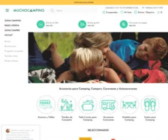 Muchocamping.com(Accesorios para el camping y autocaravanas) Screenshot