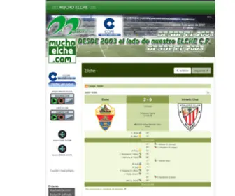 Muchoelche.com(MUCHO ELCHE) Screenshot