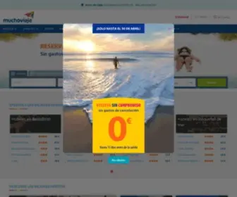 Muchoviaje.com(Buscador de hoteles) Screenshot