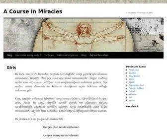 Mucizelerkursu.com(A Course In Miracles) Screenshot