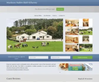 Muckross-Stables.com(B&B Killarney Bed and Breakfast Kerry) Screenshot