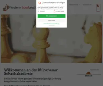 Mucschach.de(Die Münchener Schachakademie) Screenshot