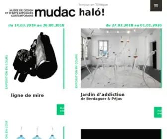 Mudac.ch(Musée cantonal de design et d’arts appliqués contemporains) Screenshot