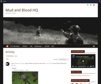 Mudandblood.net(Official Mud and Blood HQ) Screenshot