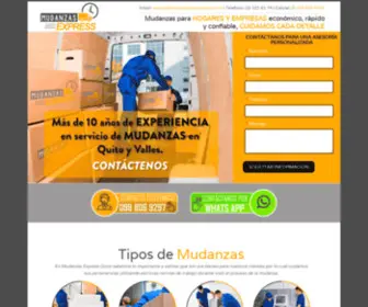 Mudanzaexpressquito.com(Mudanzas Express Quito) Screenshot