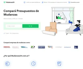 Mudanzas24.com.ar(Mudanzas 24) Screenshot