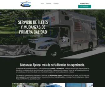 Mudanzasajusco1.com(MUDANZAS AJUSCO) Screenshot