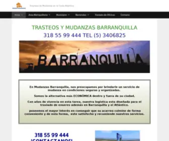Mudanzasbarranquilla.com(Mudanzas Barranquilla Cel.Trasteos Nacionales) Screenshot