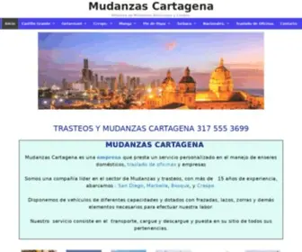 Mudanzascartagena.com.co(Mudanzas Cartagena) Screenshot