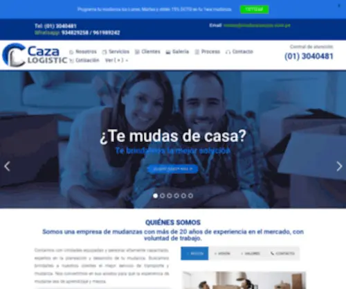 Mudanzascaza.com.pe(Mudanzas de muebles en caza) Screenshot