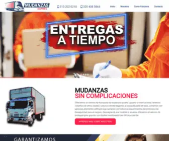 Mudanzasexpres.com(¡llamanos) Screenshot