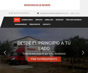 Mudanzasmarin.com(Mudanzas nacionales e internacionales) Screenshot