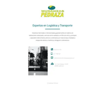 Mudanzaspedraza.com(Mudanzas Pedraza) Screenshot