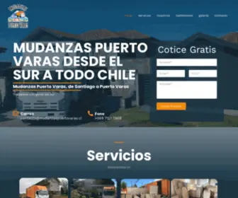 Mudanzaspuertovaras.cl(Mudanzas Puerto Varas) Screenshot