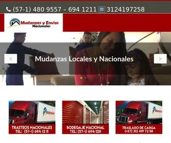 Mudanzasyenviosnacionales.com(Mudanzas y Trasteos Nacionales) Screenshot