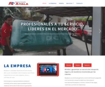 Mudanzasytransportesayala.com(Mudanzas y Transportes Ayala) Screenshot