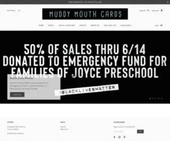 Muddymouthcards.com(Muddy Mouth Cards) Screenshot