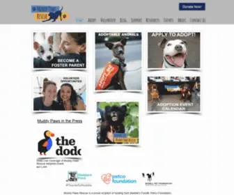 Muddypawsrescue.org(Muddy Paws Rescue) Screenshot