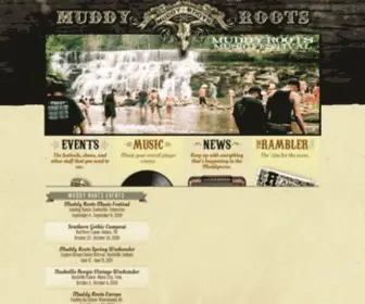 Muddyrootsrecords.com(Muddy Roots) Screenshot