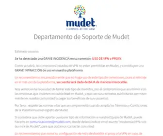 Mudet.com(1er ecommerce del bien común) Screenshot