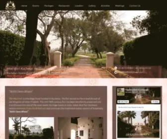 Mudfortkuchesar.com(Heritage Hotel Mud Fort Kuchesar) Screenshot