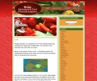 Mudga.com(Mudga Agriculture & Food Products suppliers) Screenshot