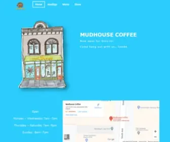 Mudhousecoffee.com(Your downtown coffee shop) Screenshot