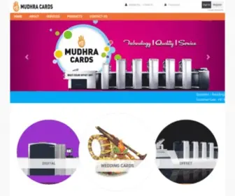 Mudhracards.com(Mudhra Cards) Screenshot