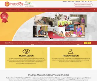 Mudra.org.in(Micro Units Development & Refinance Agency Ltd) Screenshot