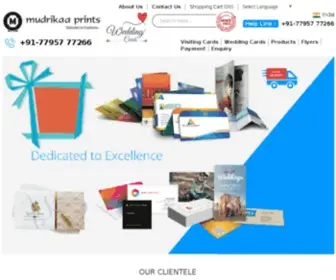 Mudrikaaprints.in(Online Print Shop Bangalore) Screenshot