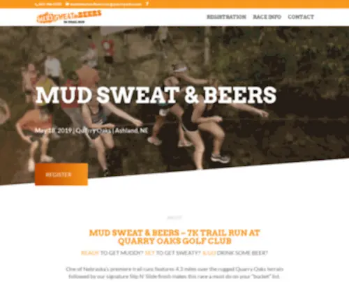 Mudsweatandbeerrun.com(HOME ⋆ Mud) Screenshot