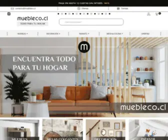 Muebleco.cl(Muebles y Decoración) Screenshot