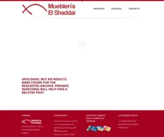 Muebleriaelshaddai.com(El Shaddai Muebles Aguascalientes) Screenshot