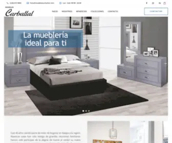 Mueblescarballal.com(Muebles con estilo) Screenshot