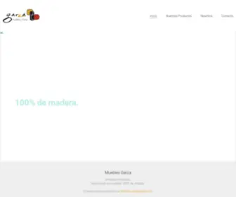 Mueblesgarza.com(Fabricantes de muebles 100% de madera en Monterrey) Screenshot