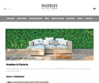 Muebleslafactoria.es(Tienda de muebles en Alicante) Screenshot