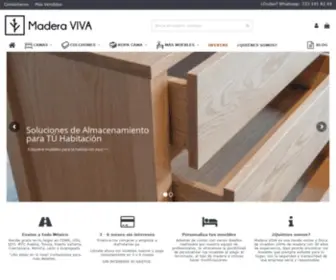 Mueblesmaderaviva.com(Madera VIVA) Screenshot