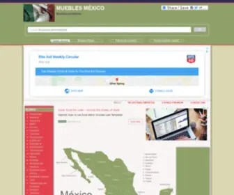 Mueblesmexico.info(MUEBLES MÉXICO) Screenshot