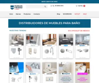 Mueblesparabano.mx(Tinas de baño) Screenshot