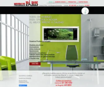 Mueblesparis.com(Muebles Paris) Screenshot