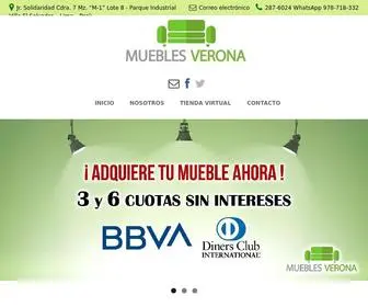 Mueblesverona.com(Muebles Verona) Screenshot